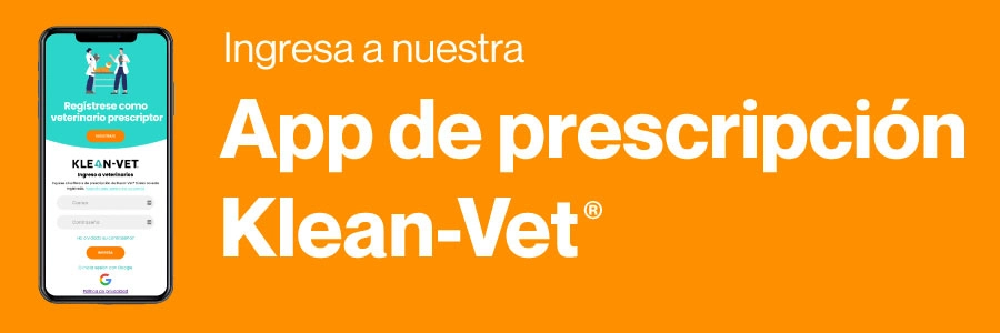 app de prrscripción Klean-vet